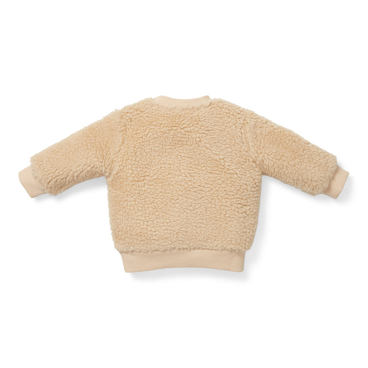 LITTLE DUTCH. Teddy Christmas sweater Gingerbread