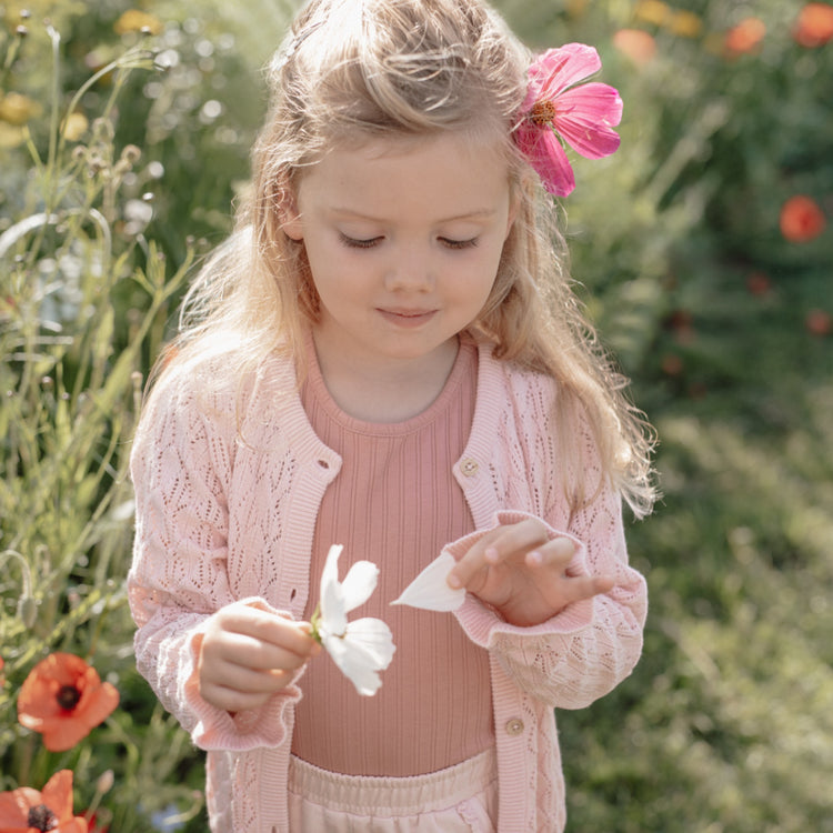 LITTLE DUTCH. Μπλουζάκι κοντομάνικο Pink Blush
