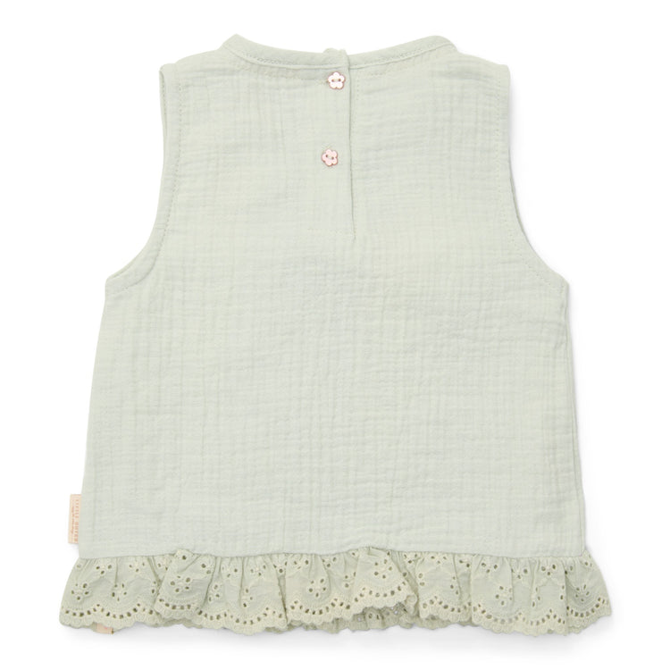 LITTLE DUTCH. Blouse sleeveless Fairy Mint