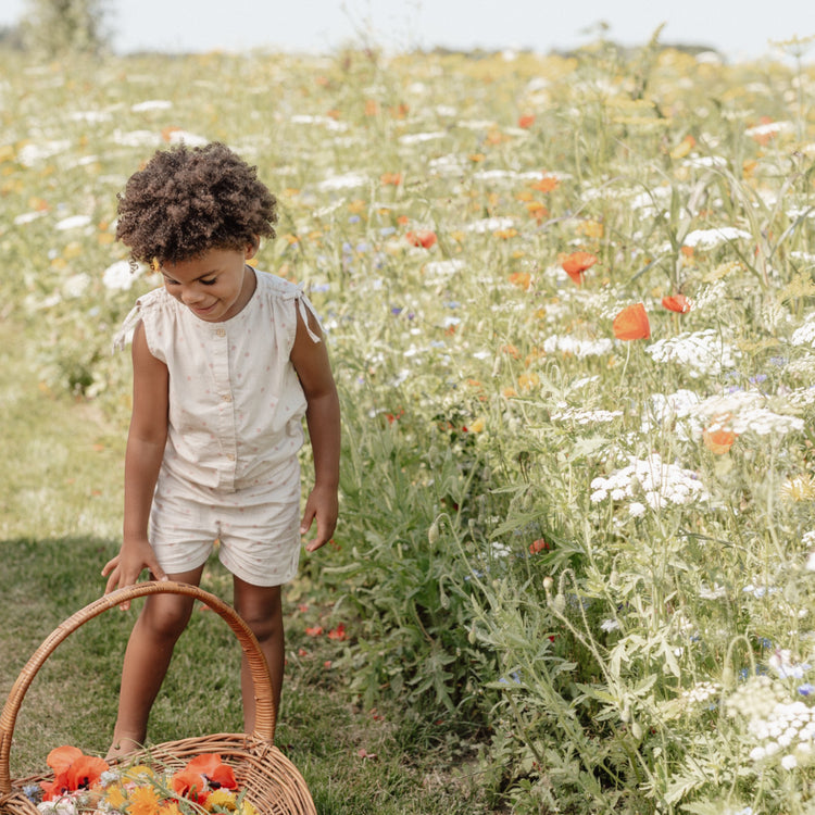 LITTLE DUTCH. Blouse sleeveless Sand