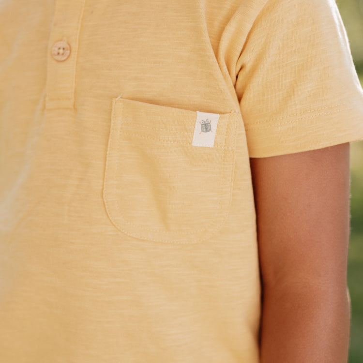 LITTLE DUTCH. T-shirt short sleeves Yellow
