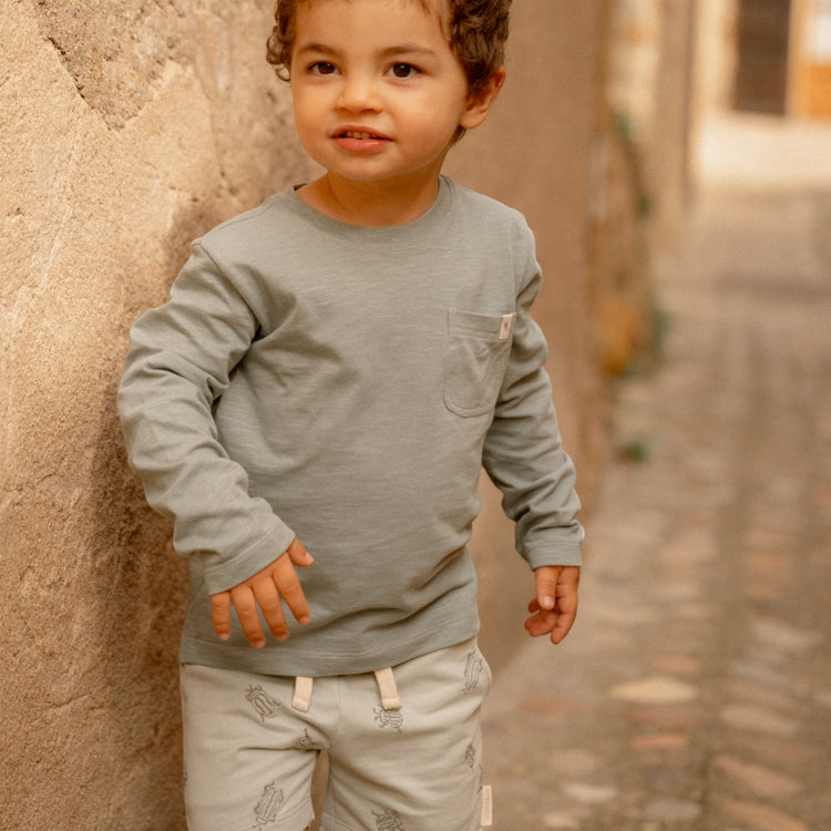 LITTLE DUTCH. T-shirt long sleeves Forest Green