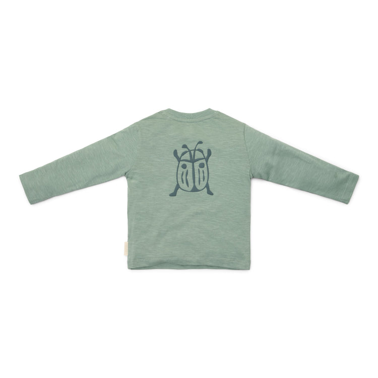 LITTLE DUTCH. Μπλουζάκι μακρυμάνικο με τσέπη Forest Green