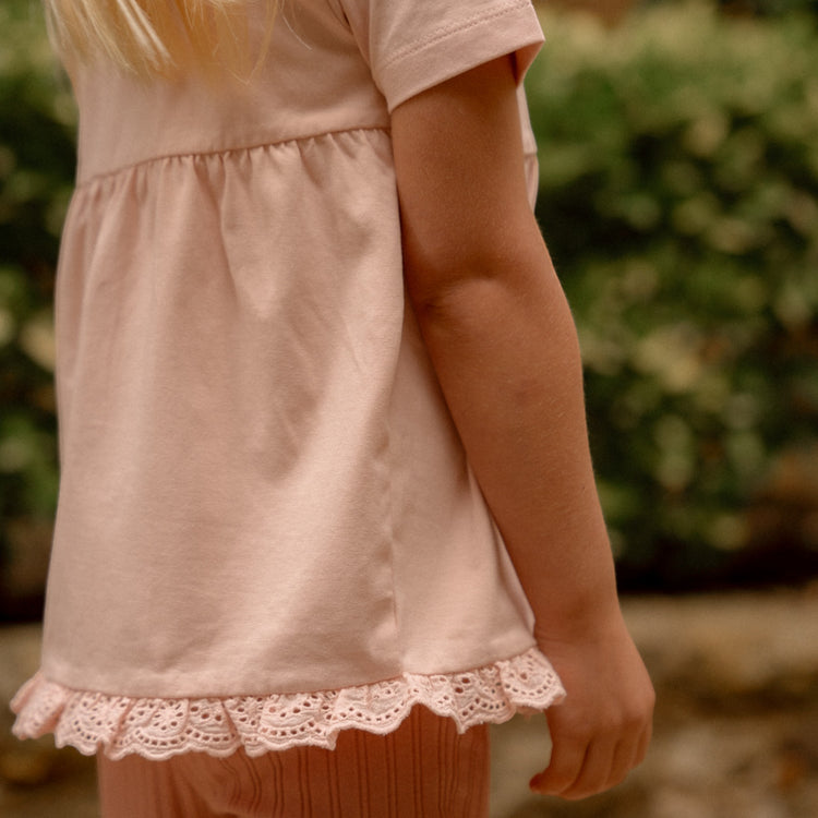 LITTLE DUTCH. Παντελονάκι καμπάνα Pink Blush