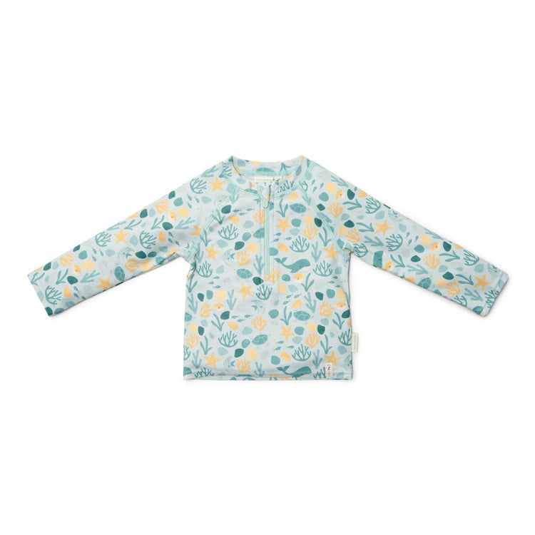 LITTLE DUTCH. Μπλουζάκι μακρυμάνικο με προστασία UV Seashells Multi-colour