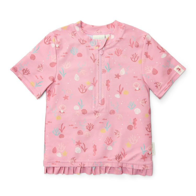 LITTLE DUTCH. Rash guard short sleeves Ocean Treasures Multi-colour