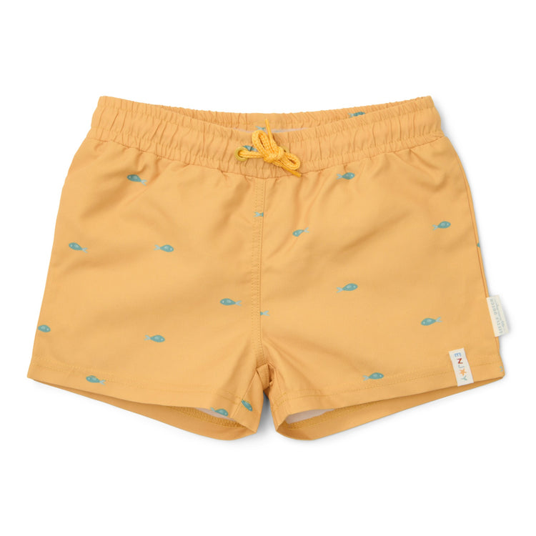 LITTLE DUTCH. Swim trunks - Seashells Sunny Yellow