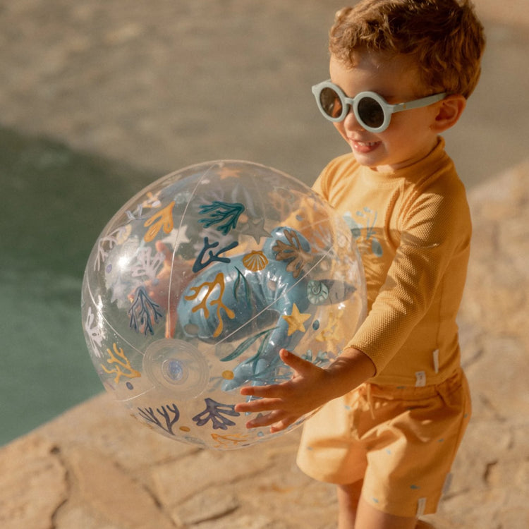LITTLE DUTCH. Παιδικό μαγιό βερμούδα για αγόρια Seashells Sunny Yellow