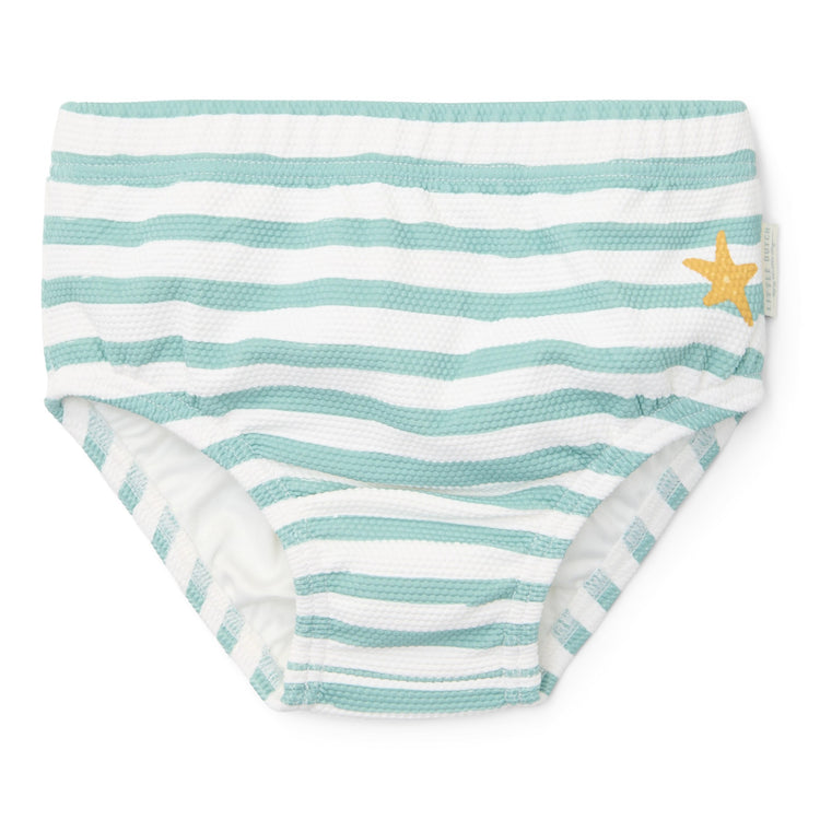 LITTLE DUTCH. Swim diaper Stripes Surf Blue