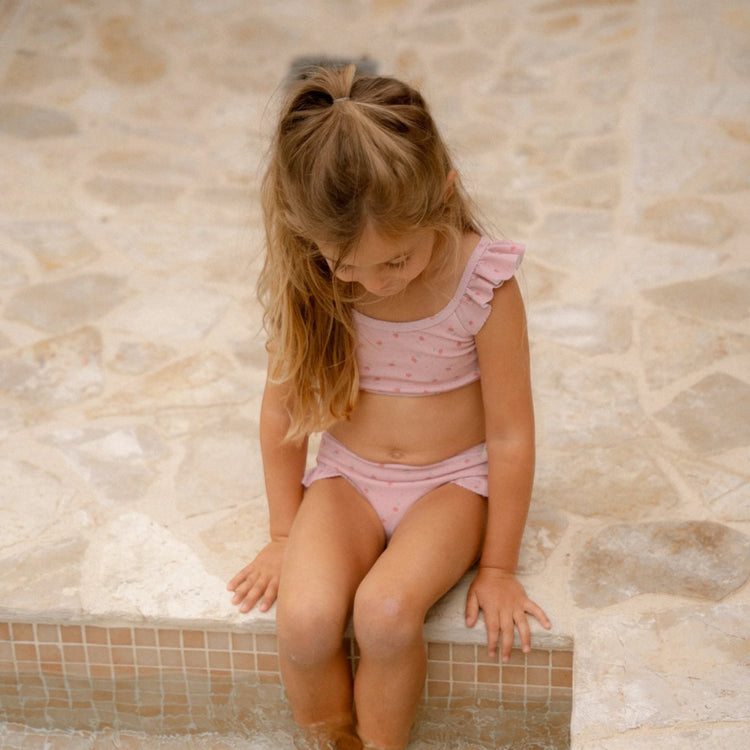 LITTLE DUTCH. Bikini Sunny Flowers Blush