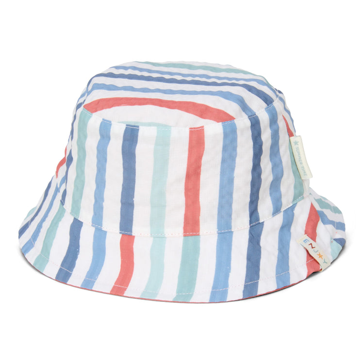 LITTLE DUTCH. Reversible bucket hat Stripes Multi-colour