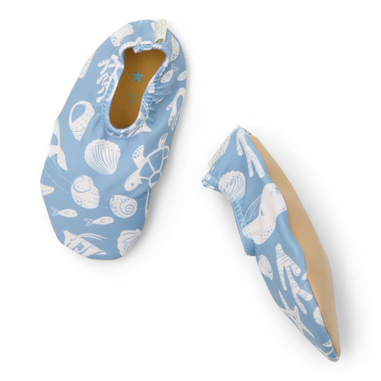 LITTLE DUTCH. Swim shoes Sea Life Ocean Blue