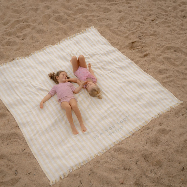 LITTLE DUTCH. Beach towel Beach Sunny Yellow
