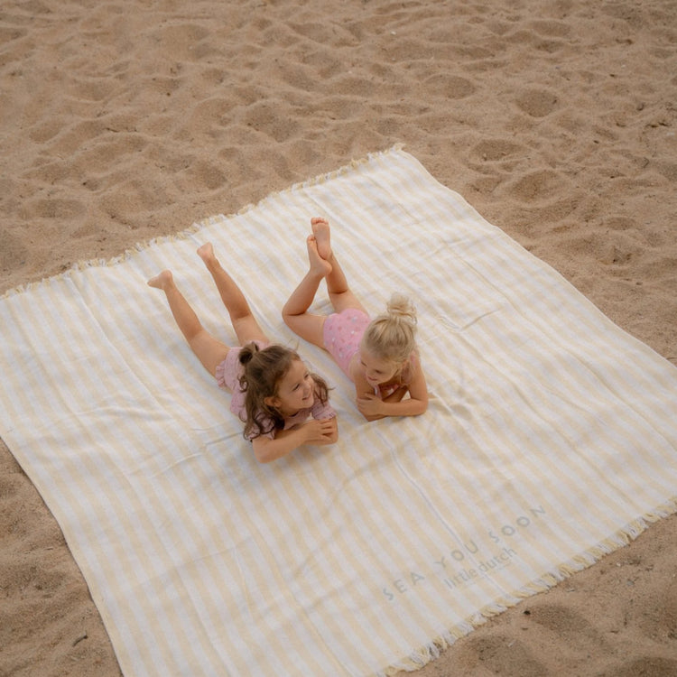 LITTLE DUTCH. Beach towel Beach Sunny Yellow