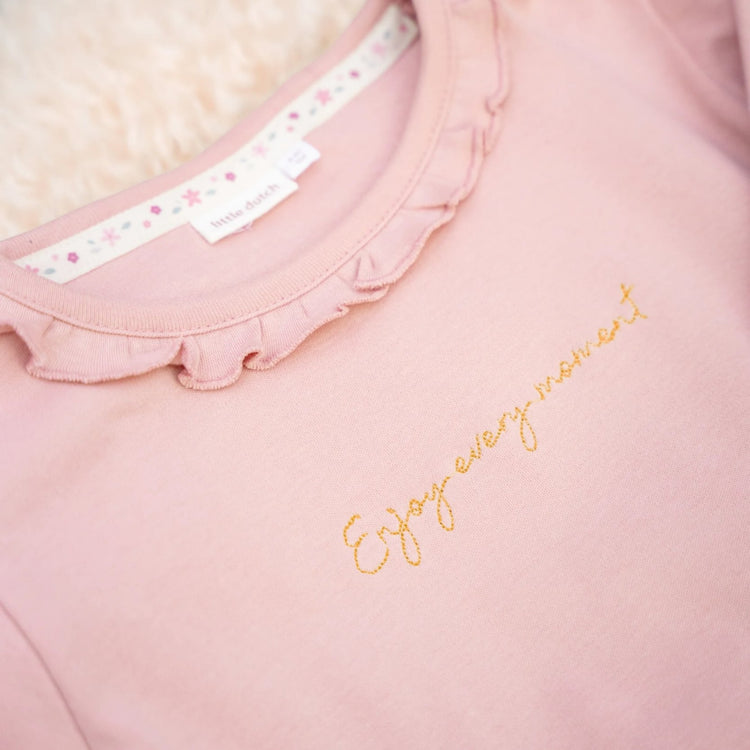 LITTLE DUTCH. T- shirt long sleeves Velvet Rose