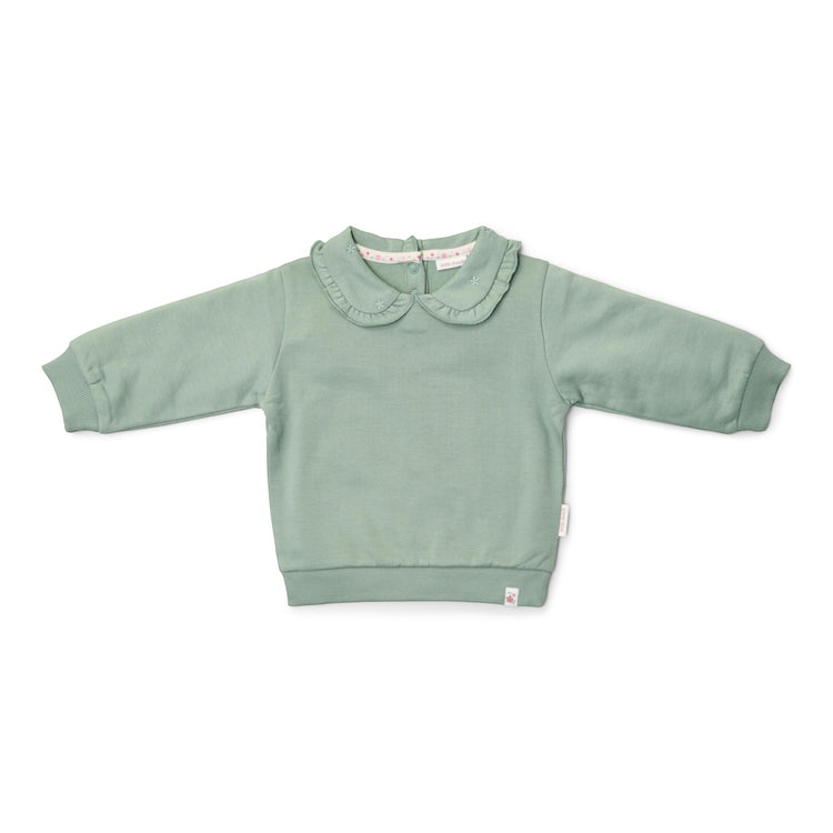LITTLE DUTCH. Φούτερ με γιακά Garden Green