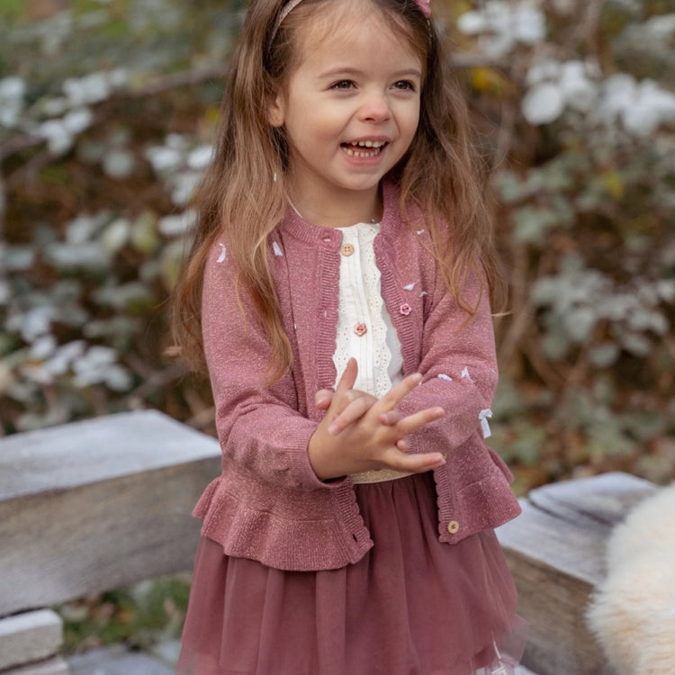 LITTLE DUTCH. Ζακέτα πλεκτή Rouge