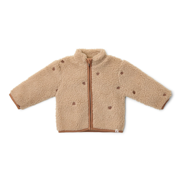 LITTLE DUTCH. Ζακέτα teddy Taupe - Νο 104