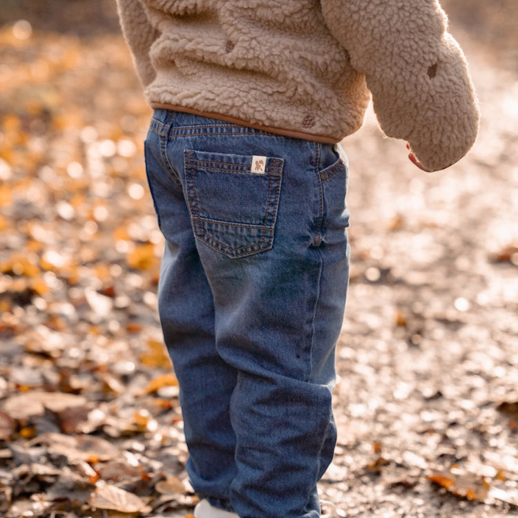 LITTLE DUTCH. Teddy cardigan Taupe