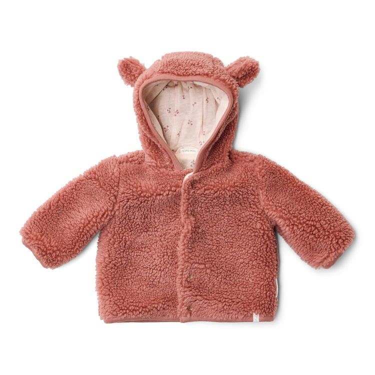 LITTLE DUTCH. Teddy cardigan Pink Blush - 68