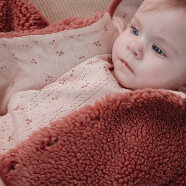 LITTLE DUTCH. Teddy cardigan Pink Blush - 68