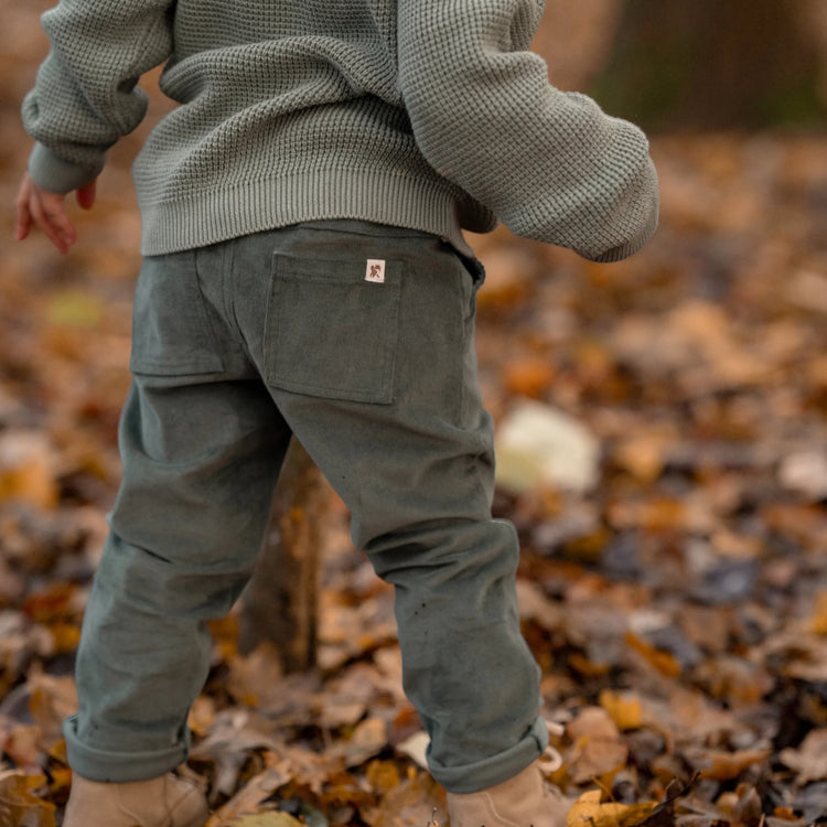 LITTLE DUTCH. Trousers Balsam Green