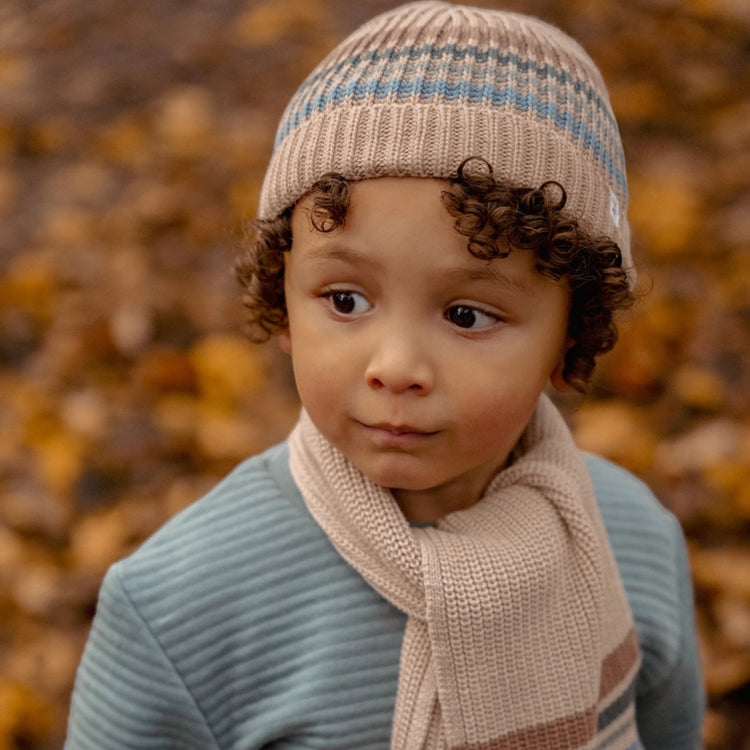LITTLE DUTCH. Knitted hat Taupe