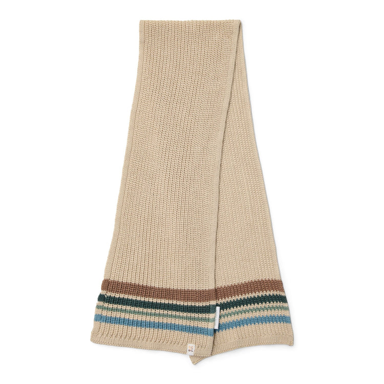LITTLE DUTCH. Πλεκτό κασκόλ Taupe - One Size