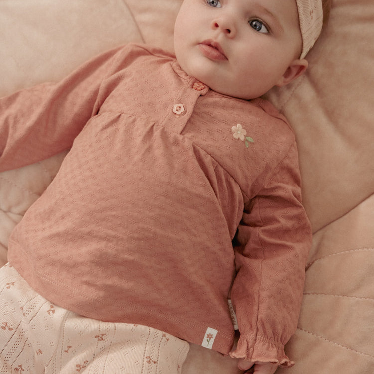 LITTLE DUTCH. Μπλουζάκι μακρυμάνικο Pink Blush