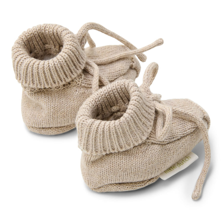 LITTLE DUTCH. Βρεφικά μποτάκια αγκαλιάς Soft Beige Melee