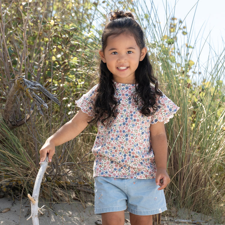 LITTLE DUTCH. T-shirt short sleeves Meadow Flowers