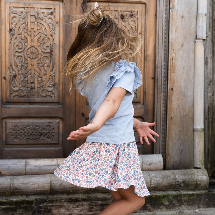 LITTLE DUTCH. T-shirt short sleeves Sky Blue