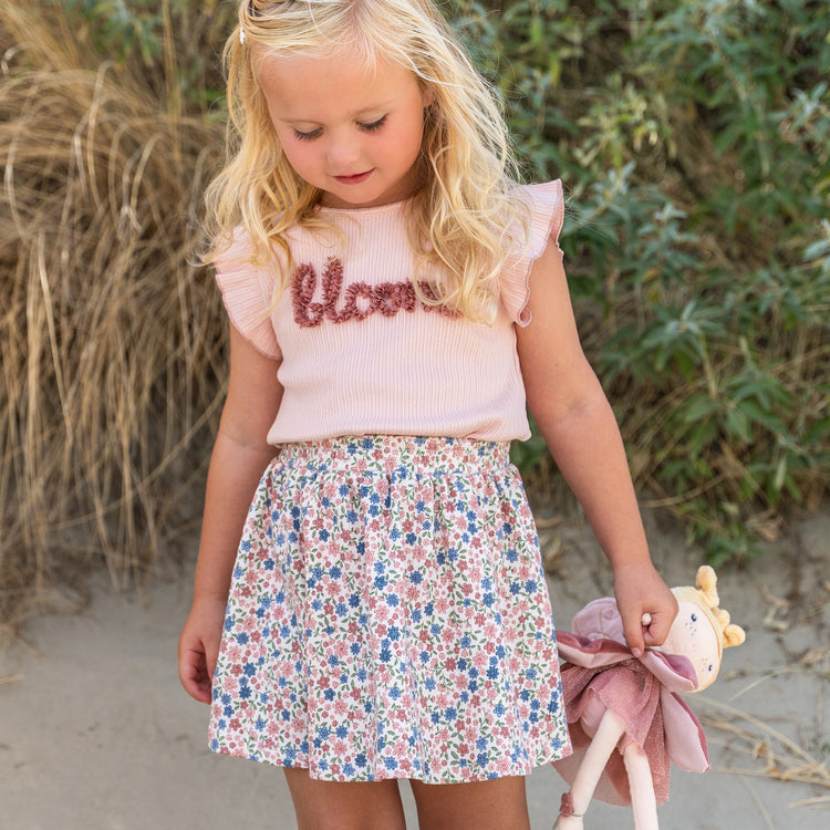 LITTLE DUTCH. Μπλουζάκι αμάνικο Fairy Pink
