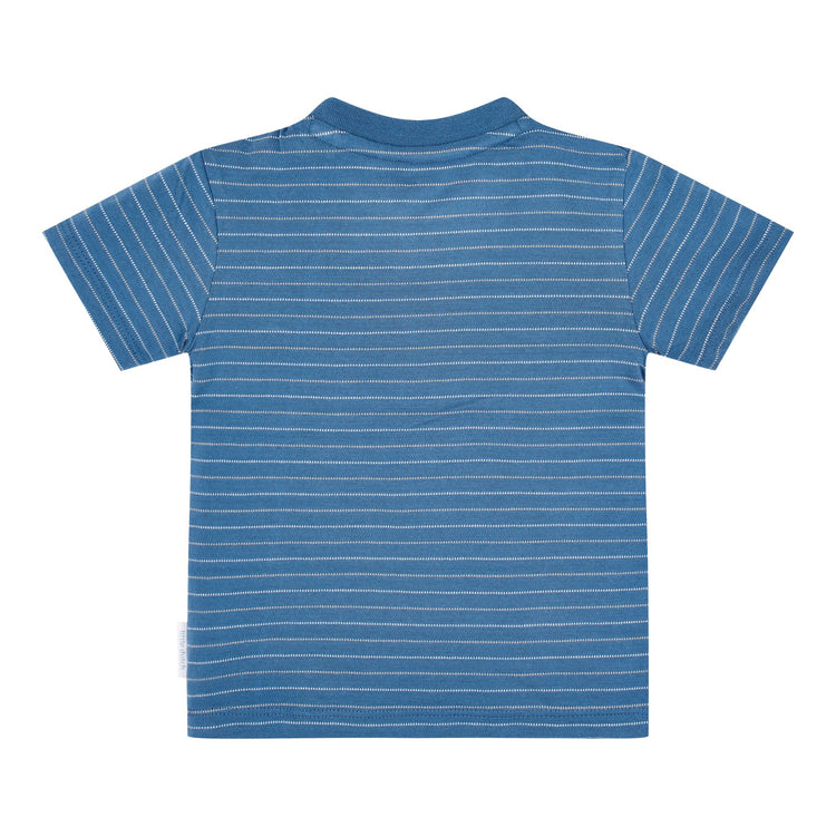 LITTLE DUTCH. Μπλουζάκι κοντομάνικο Indigo stripe