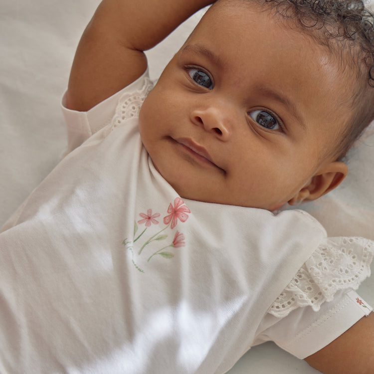 LITTLE DUTCH. Short sleeve T-shirt white