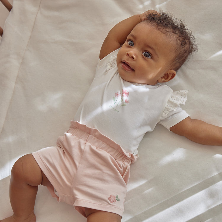 LITTLE DUTCH. Short sleeve T-shirt white