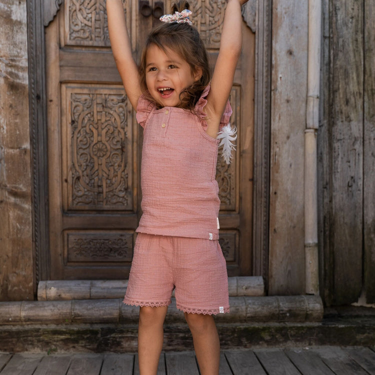 LITTLE DUTCH. Singlet Pink Blush