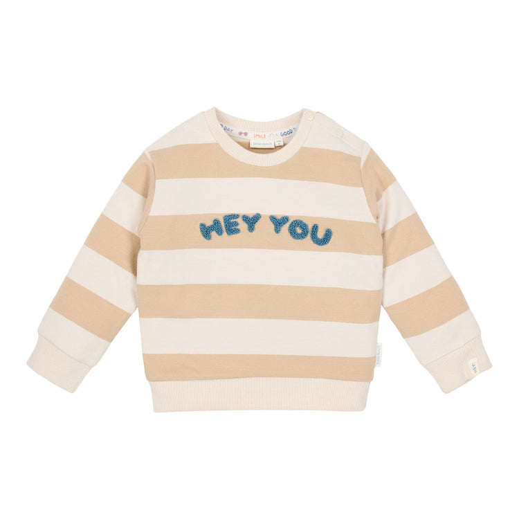 LITTLE DUTCH. Sweater Biscuit Stripe
