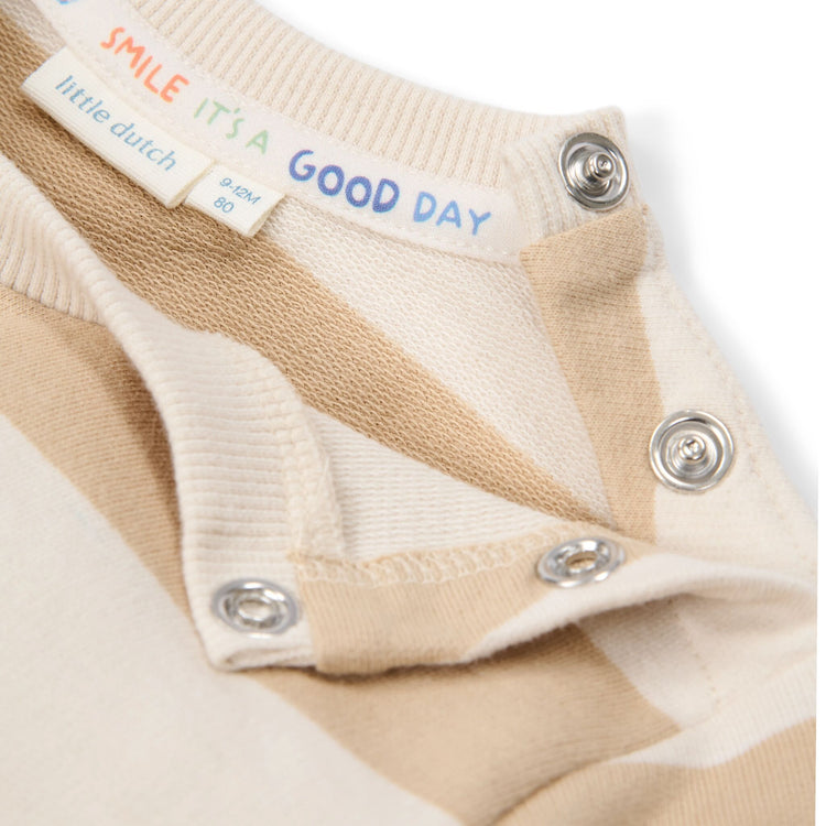 LITTLE DUTCH. Sweater Biscuit Stripe