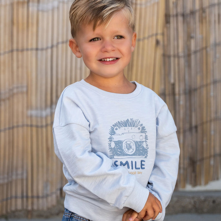 LITTLE DUTCH. Sweater Light Blue