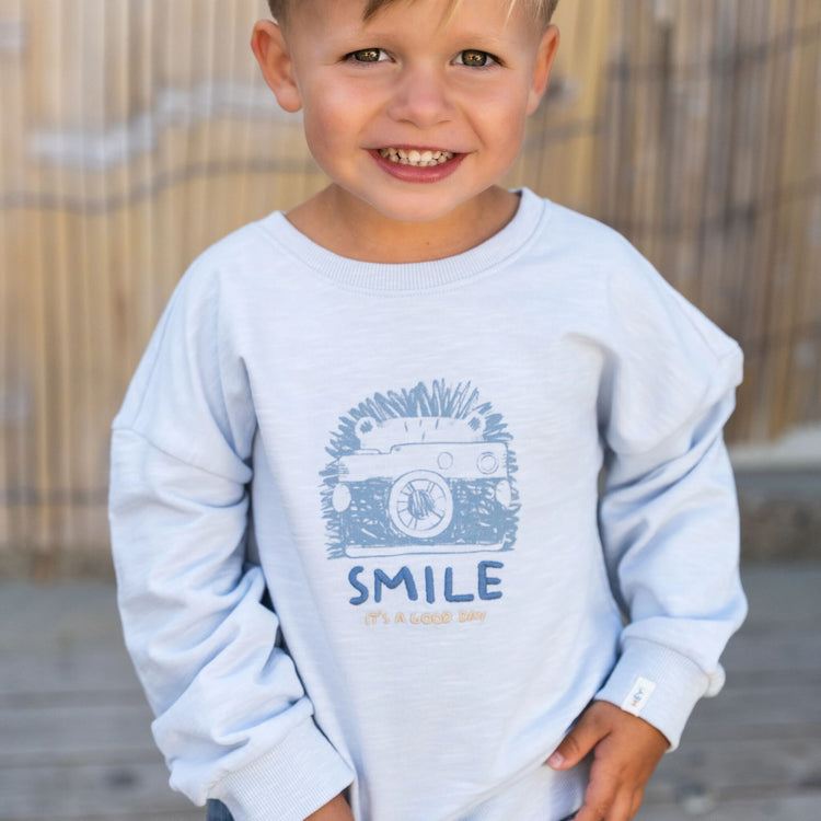 LITTLE DUTCH. Sweater Light Blue
