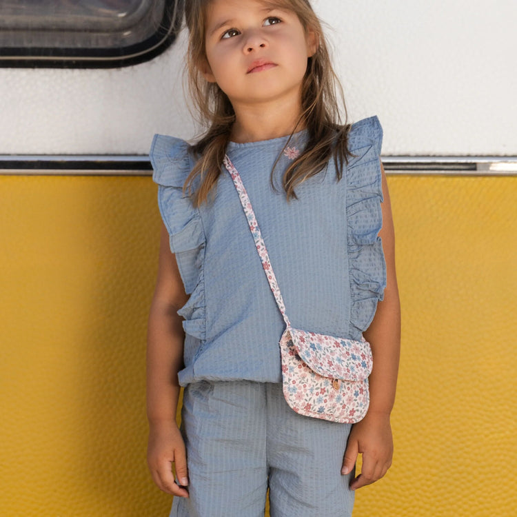 LITTLE DUTCH. Παντελονάκι φαρδύ Denim Blue