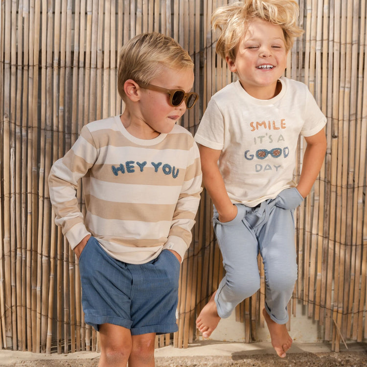 LITTLE DUTCH. Pants Steel Blue