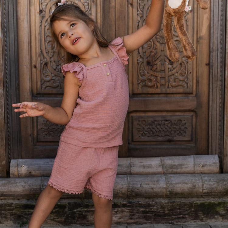 LITTLE DUTCH. Short Pink Blush