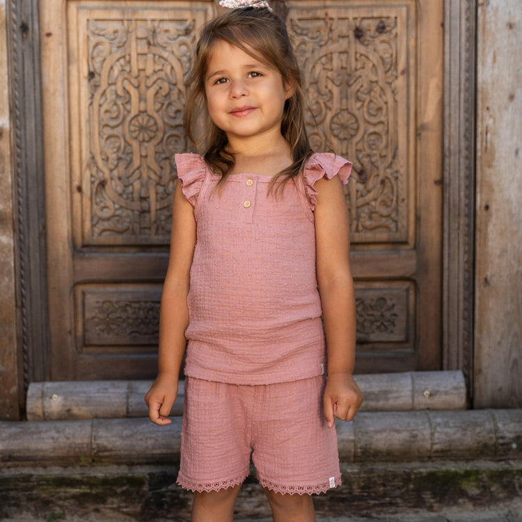 LITTLE DUTCH. Short Pink Blush