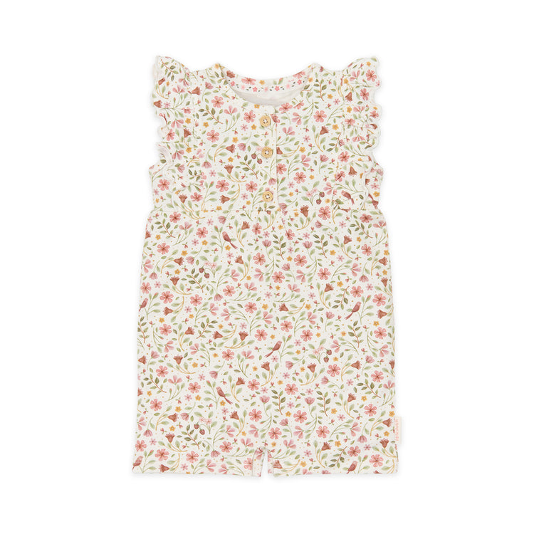 LITTLE DUTCH. Short dungaree white Fairy Wonders