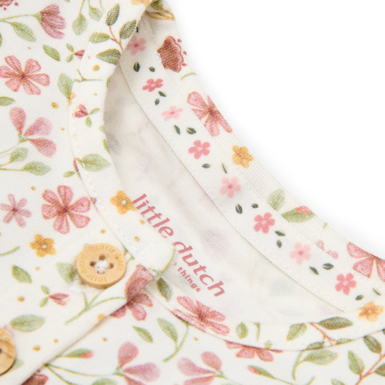 LITTLE DUTCH. Short dungaree white Fairy Wonders