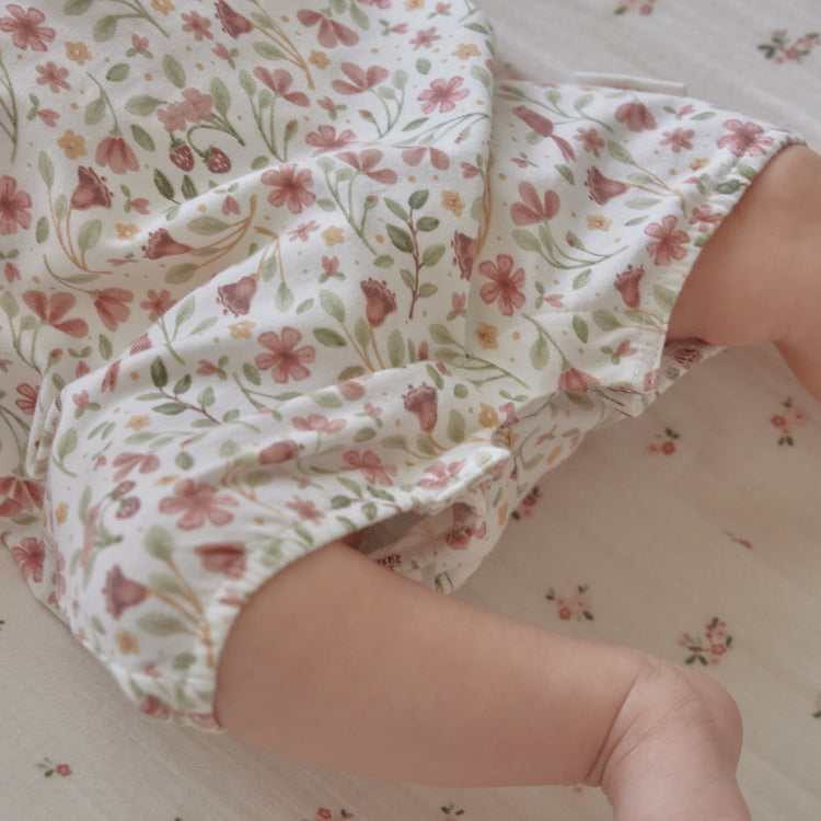 LITTLE DUTCH. Short dungaree white Fairy Wonders