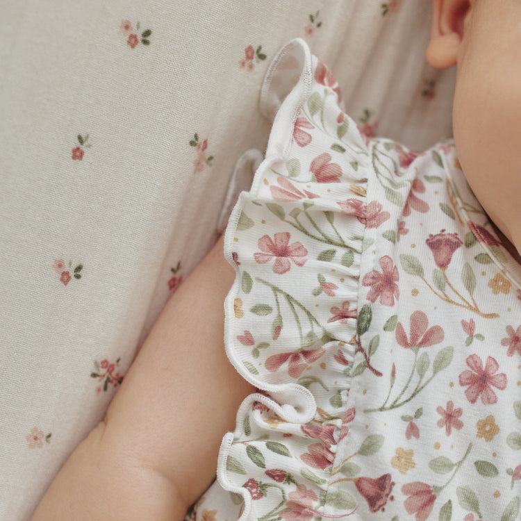 LITTLE DUTCH. Short dungaree white Fairy Wonders