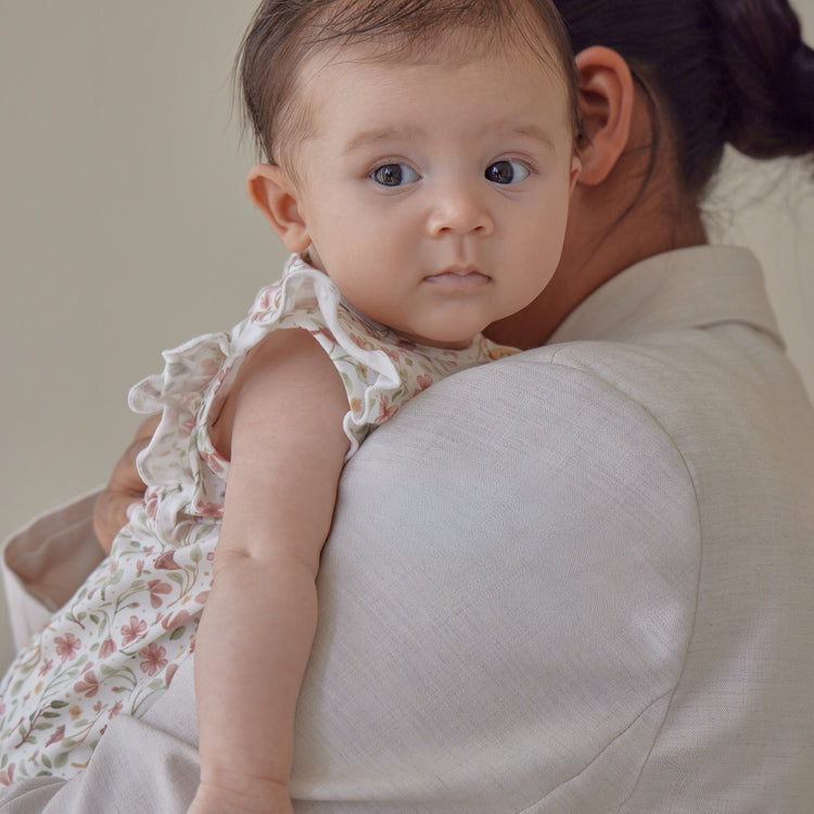 LITTLE DUTCH. Short dungaree white Fairy Wonders